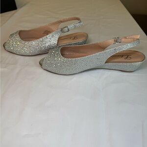 L Lorraine Bonnie Silver Dress Shoes